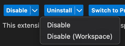 how to disable the full LSP mode